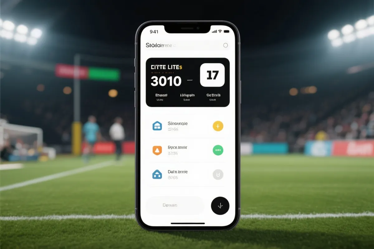 赛事资讯与比分UI